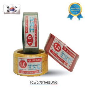 Dây điện đơn Taesung 1x1.0