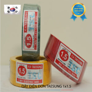 Dây điện đơn Taesung 1x1.5