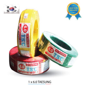 Dây điện đơn Taesung 1x6.0