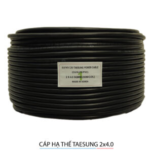 Cáp điện lực hạ thế Taesung 2x4.0