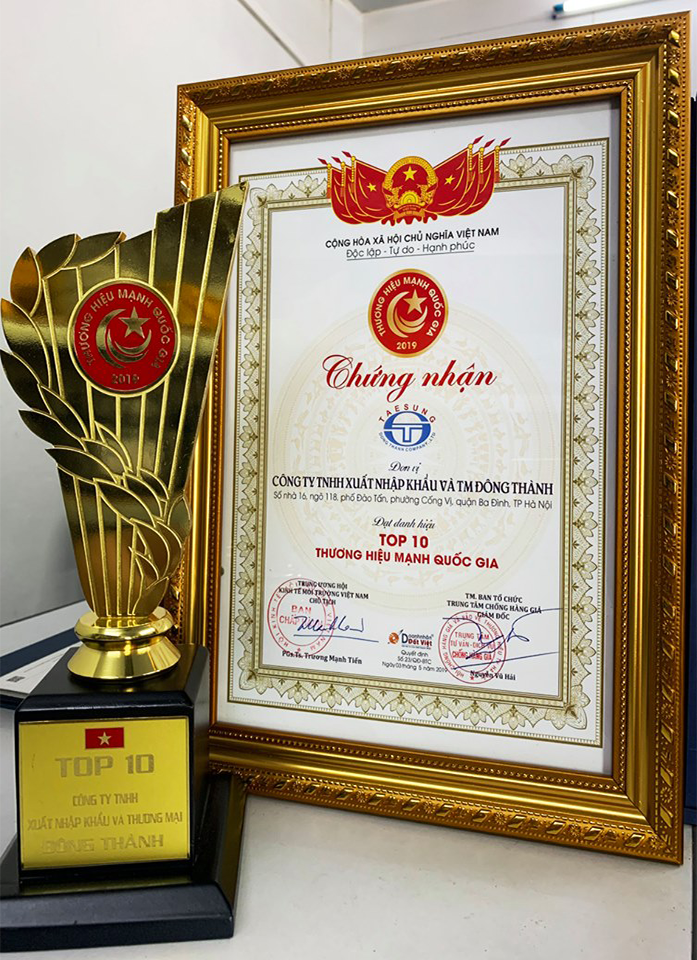 Hình ảnh tổng chương trình tôn vinh thương hiệu năm 2019