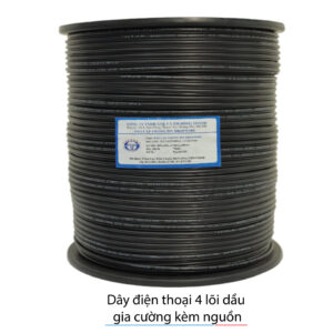 Dây điện thoại 4 lõi có gia cường Taesung