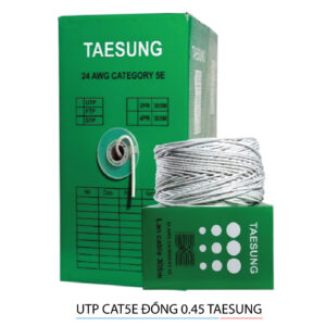 Dây cáp mạng UTP CAT 5E đồng 0.45