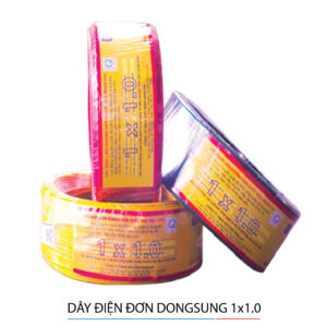 Dây điện đơn Dongsung 1×1.0