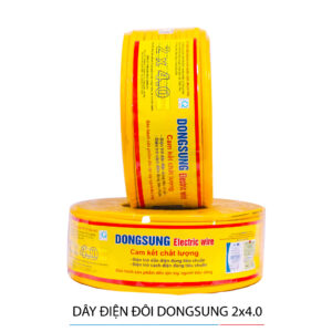Dây điện đôi Dongsung 2×4.0