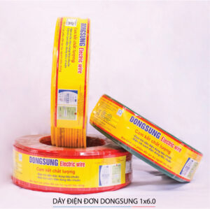 Dây điện đơn Dongsung 1x6.0