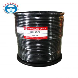 Cáp đồng trục 5C-FB Dongsung (ĐEN)