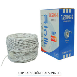 Dây cáp mạng UTP CAT 5e đồng TAESUNG - G (Tiêu chuẩn quốc tế)