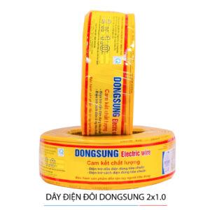 Dây điện đôi Dongsung 2x1.0