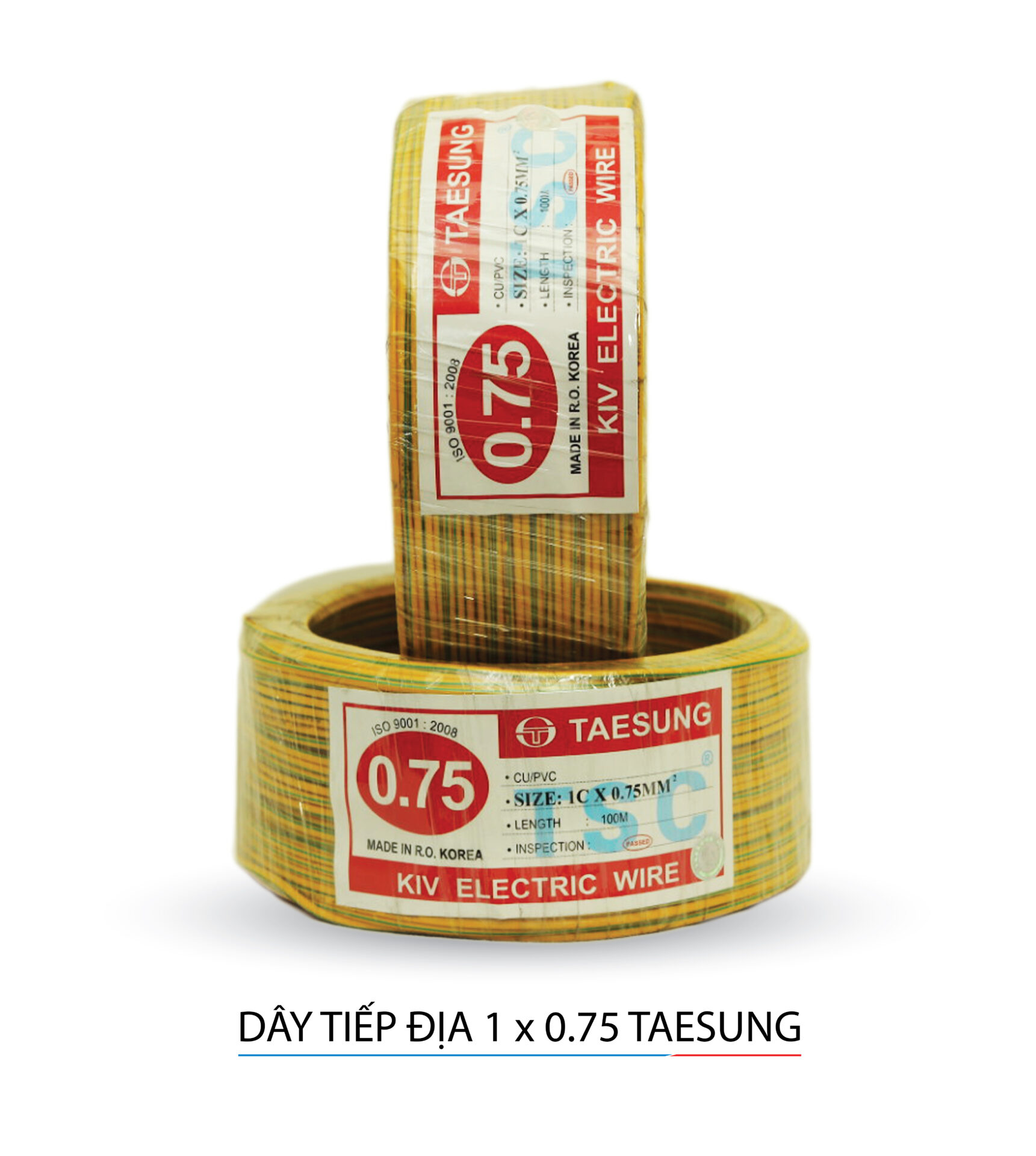 Dây tiếp địa Taesung 1x0.75 Dây tiếp địa Taesung 1x0.75