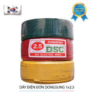 Dây điện đơn Dongsung 1x2.5