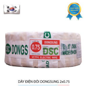Dây điện đôi Dongsung 2x0.75
