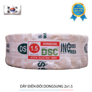 Dây điện đôi Dongsung 2x1.5