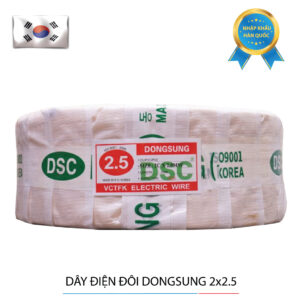 Dây điện đôi Dongsung 2x2.5
