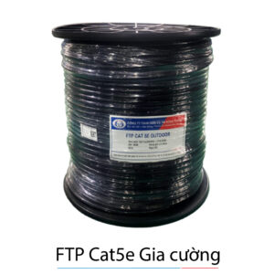 Dây cáp mạng FTP Cat5e kèm sợi Gia cường