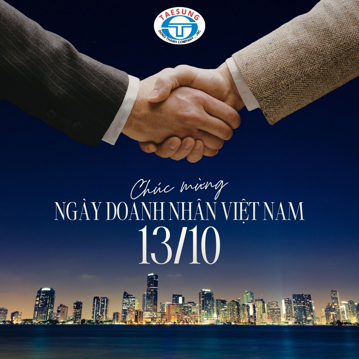 Đông Thành Taesung chúc mừng Ngày Doanh nhân Việt Nam 13/10/2026